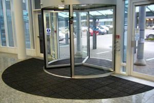 Surewalk Diamond matwell entrance matting system Revolving Door