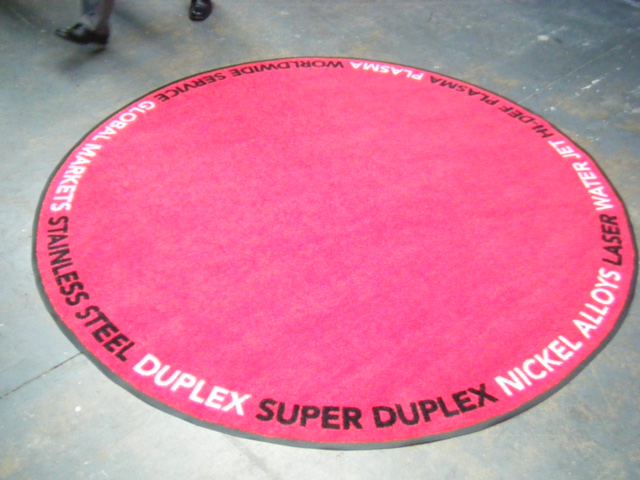 Duplex Metal Stockholders Reception Area Entrance Mat