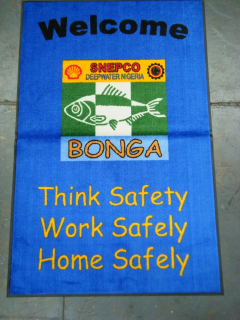 Shell Logo Floor Mat Safety Campaign In Nigeria